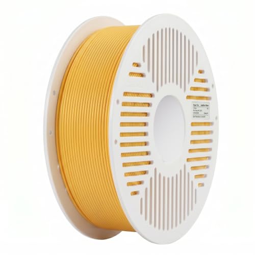 Creality Hyper PLA Filament 1.75mm with Reusable Spool, High-Speed 30–600mm/s 3D Printer Filament, +/-0.02mm Accuracy, Smooth Printing, Fits for Most 3D Printers(Snapdragon Yellow)