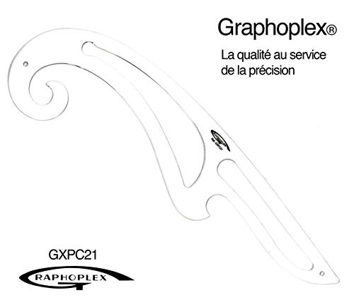Graphoplex Courbe en altuglas 41,50 cm Transparent