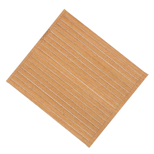 Gadpiparty 80 Piezas Tiras de Madera Maciza para Miniaturas de Casas de Muñecas Listones para Construcción de Cubiertas de Barcos DIY Accesorios para Manualidades y Decoración de Modelos