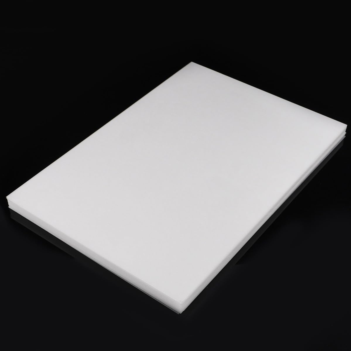 Abaodam 50 Stück Schrumpffolie Handbemalt Bops 0,3mm Rau Geschliffen Durchscheinend 20x29cm für Schlüsselanhänger Selbstgemacht für Bastler