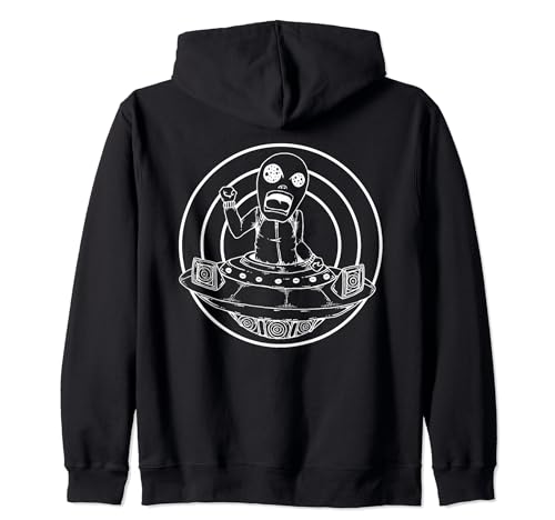 Rave Alien Techno Hardtek Hardstyle Frenchcore Raver Sudadera con Capucha