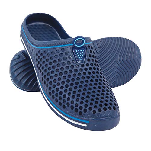 Fox Valley Traders Cool Comfort Clogs, Navy Blue, Men’s 10
