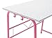 Project Center, Art / Craft Table with Bench in Pink/Spatter Gray 55125