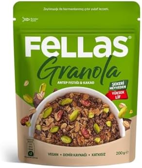 Fellas Granola Antep Fıstığı ve Kakao 200 gr - Görsel 2