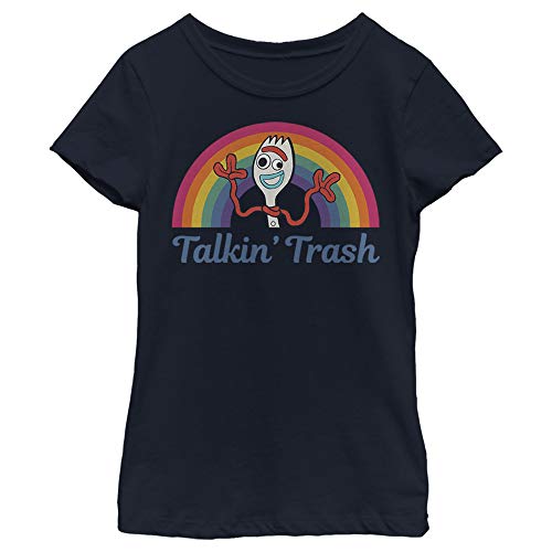 Fifth Sun Disney Pixar Toy Story 4 Talkin Trash Girl's Heather Crew Tee