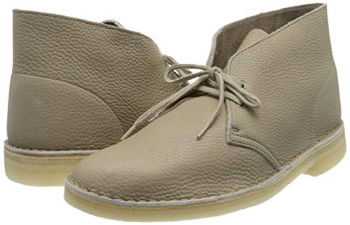 Image of CLARKS Men's Desert Boot Chukka Boot, Black Leather, 13 M US