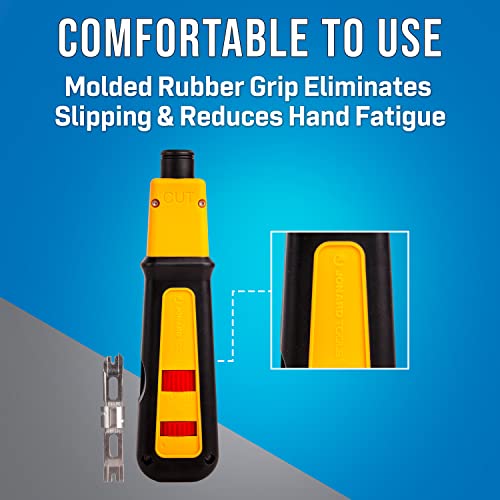 Jonard Tools Epds-914110 Manual Punchdown Tool With Grip And Steel 110 Blade For Punchdown Blocks #TOP2