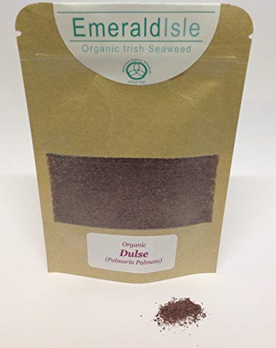Emerald Isle Seaweed Organic Flakes Gránulos Hierbas, Dulse, algas dulces, Kombu, espaguetis de mar, Wakame, envoltura de vejiga, reemplazo de sal, potenciador del sabor