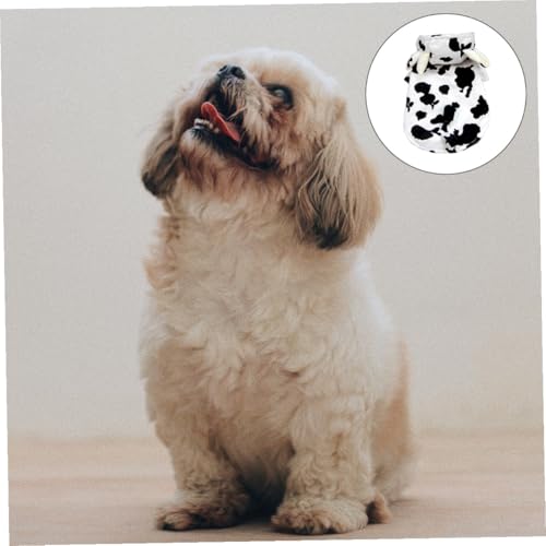 Disfraz para perro estampado de vaca, talla S miniatura 3