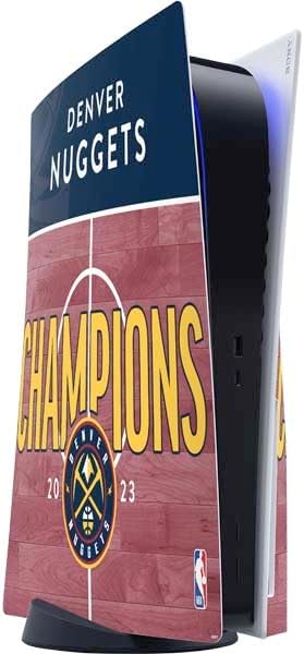 Skinit Decal Gaming Skin Compatible with PS5 Console - Officially Licensed NBA Denver Nuggets Digi Camo Design