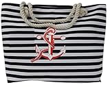 Vera Azure Women's tote shoulder Bag Anchor Black