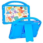JOGUIIA Kids Case for iPad Mini 5/4/3/2/1,Premium Silicone Case for Apple iPad 7.9inch Mini 5th/4th/3rd/2nd/1st Generation Built-in Stand Handle(Blue)