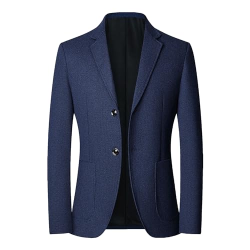Blazer de sport décontracté bleu marine veste homme XXL à deux boutons