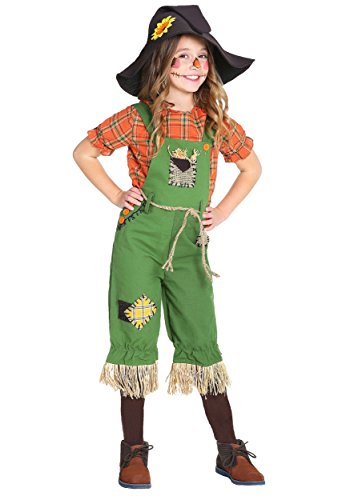 Disfraz de espantapájaros para niña talla XL miniatura 1