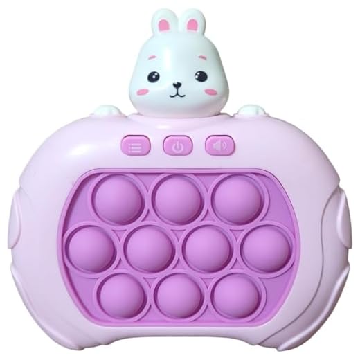 POP IT eletrônico brinquedo sensorial anti estress memorizador para crianças e adultos 4 modos de jogo Pop It Fidget Toy (Coelho)