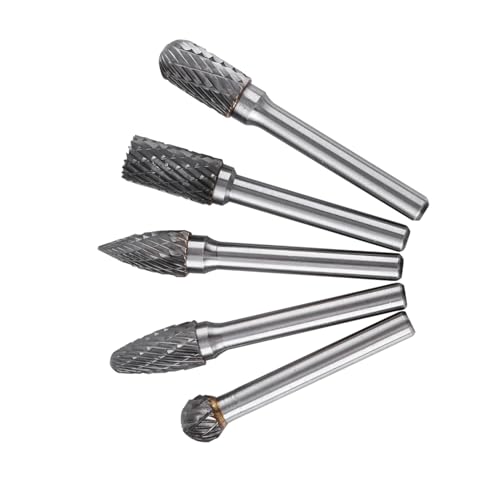 Fresas de Carburo Tungsteno 5 Piezas con Vástago 6 mm miniatura 3
