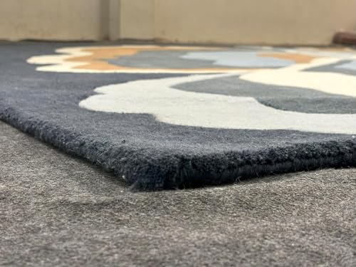 Image of Soft Pure Woolen Modern Collection Tufted Carpet for Living Room,Bedroom'Kitchen and Hall (6 X 8) Feet