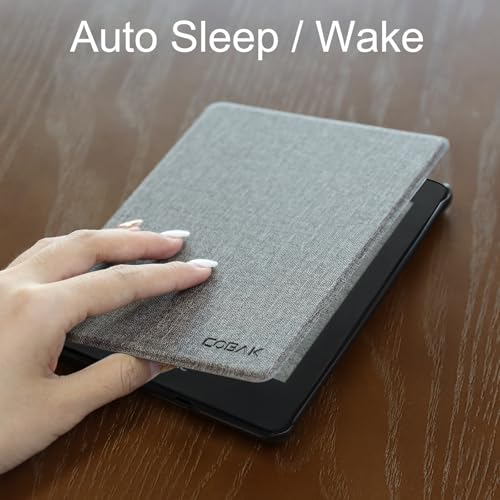 Image of CoBak Case for 7 inch E-Readers - All New PU Leather Cover with Auto Sleep Wake Feature for E-Readers 2024 Released