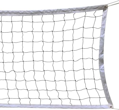 Generic Volleyball Net First Grade 9m*1m for Swimming Pool Beach Backyard Professional Volleyball Net Set White