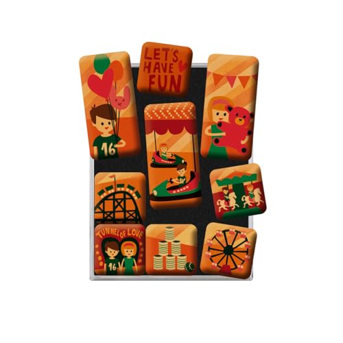 Nostalgic-Art 83060 Happy Together - Let's Have Fun, Magnet Set (9pcs), Vintage Design, 9 pieces