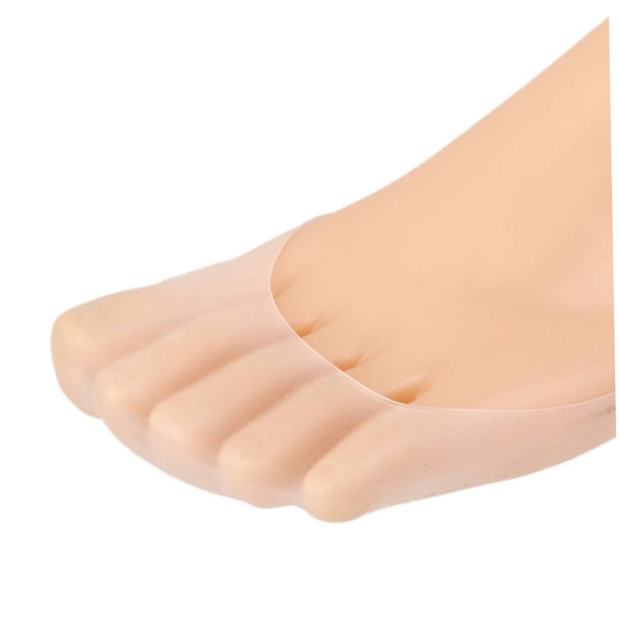 SOESFOUFU Foot Crack Pad Silicone Heel Protectors Full Length Foot Care Socks Moisturizing EU 34-37/us 4-6.5/UK 2-4