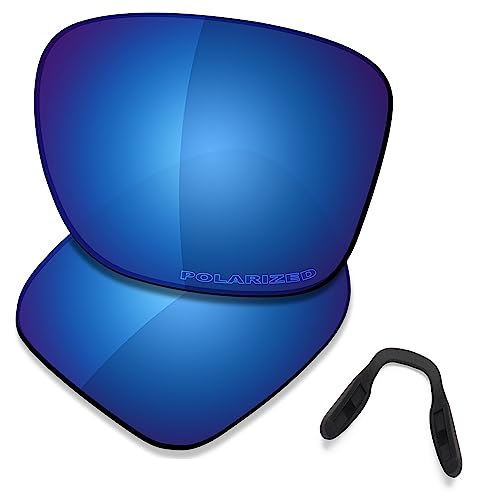 SAUCER Lenti di ricambio premium per Oakley Crossrange OO9361 | Crossrange Low Bridge Fit OO9371 Occhiali da sole ad alta difesa – blu notte polarizzate