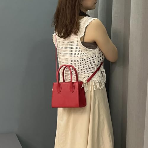 Bolso bandolera pequeño para mujer de cuero sintético miniatura 2