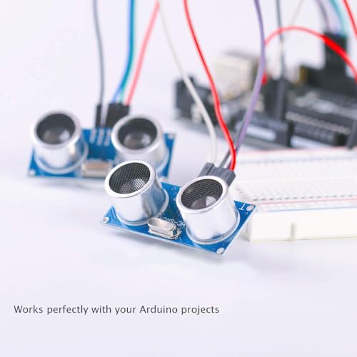 Elegoo EL-SM-001 5Pcs Hc-Sr04 Ultrasonic Module Distance Sensor Compatible thumb #1