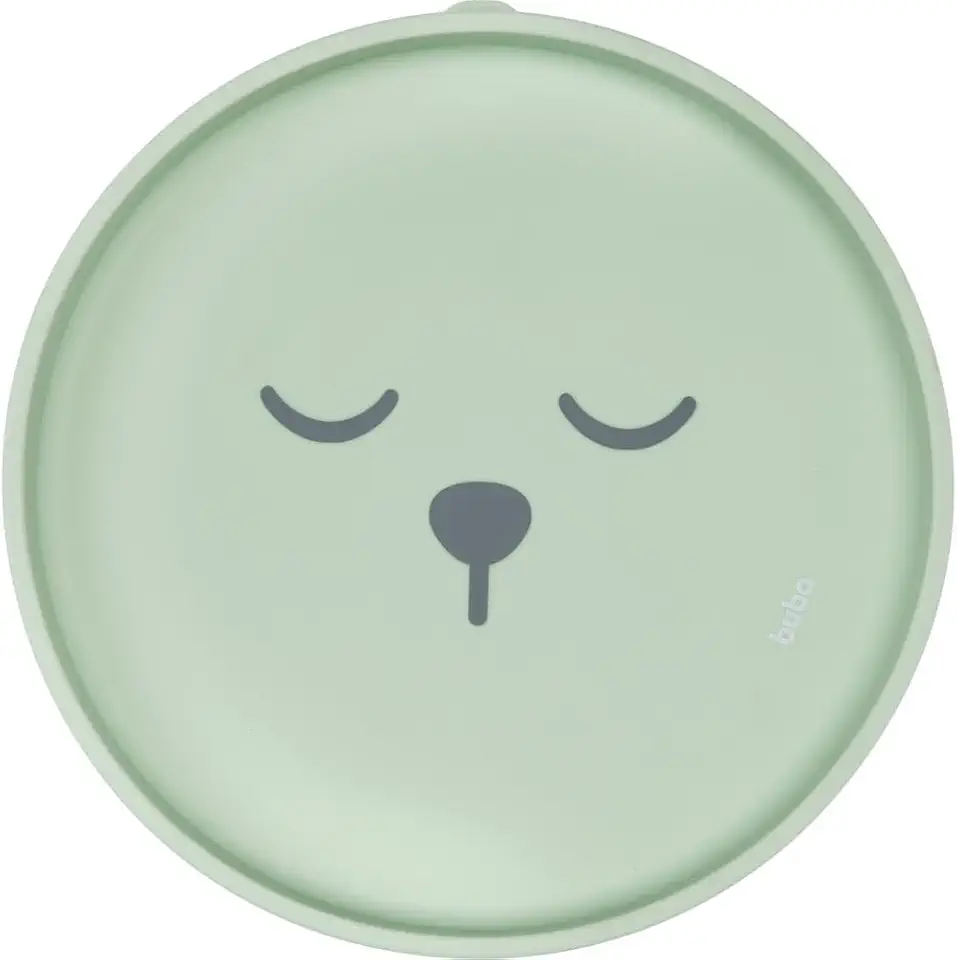 Buba, Pratinho Em Silicone Com Ventosa Gumy Verde