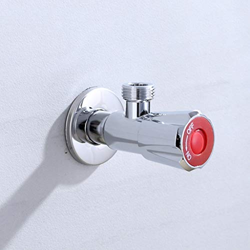 Soupape de triangle résistant au calcaire G1/2 vanne d'arrêt eau froide pour lavabo - 2