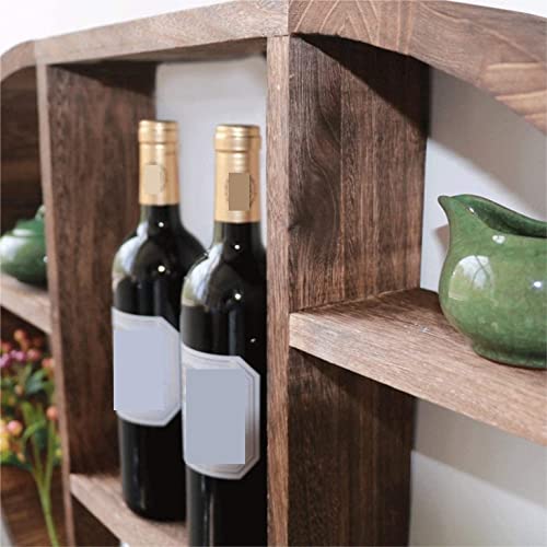 Soporte de vino de madera para pared 90x58x9.5 cm miniatura 5