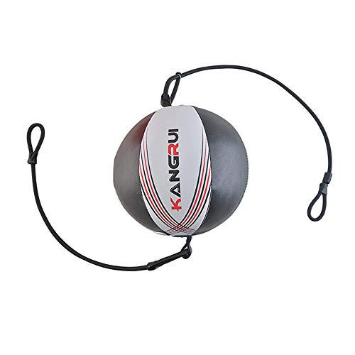 ZFH Fight Ball Reflex Boxeo Speed ​​Speed ​​MMA Double End Ball Speed ​​Golpear Dodge Training Ball Great Fight Trainer On String Velocidad Blackwhite