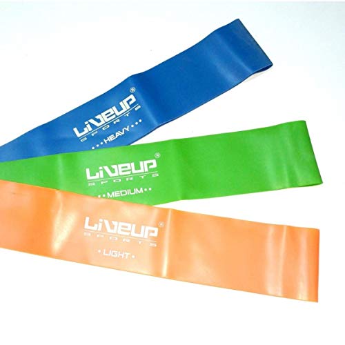 LiveUp Mini Bands 3, Forte, 25 * 5 * 0,08 Cm, Sports, Azul, LS3650F