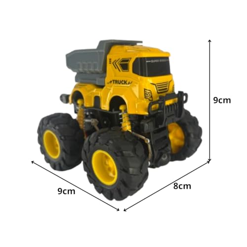 Carrinho Monster Truck Big Wheels Ficção 4x4 Metal Brinquedo Infantil (Basculante)