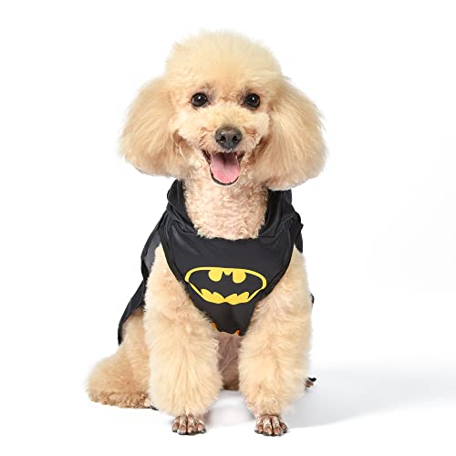 DC Comics Batman Dog Costume, Size Small | Best DC Comics Batman Halloween Costume for Small Dogs | Funny Dog Costumes | Official Batman Costume for Pets Halloween