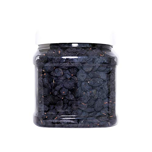 Image of TASSYAM Premium Hand Picked Black Raisins 600Gm Jumbo Jar | Healthy Natural Dry Fruits Luxury Pack Of Kali Draksh Kishmish