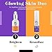 No Bad Stuff - Fresh + Smooth Duo - Vitamin C + E Serum & Retinol Night Cream, Boosts, Hydrates, and Reduces Wrinkles & Dark Spots (1 fl oz each)
