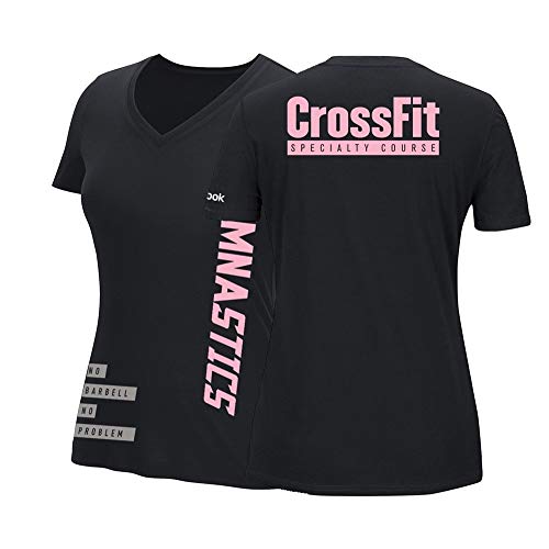 T-shirt de gymnastique femme Reebok Crossfit noir pour vos entraînements