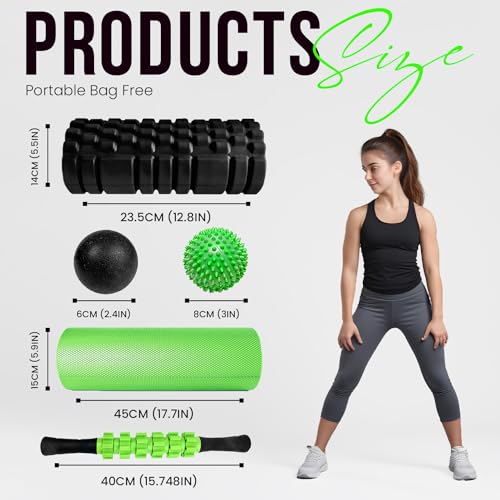 Gelnest Foam Roller – 3 in 1 Foam Roller Set – Deep Tissue Massage Fitness Foam Rollers, Muscle Foam Roller Set,Foam Roller for Legs, Back & Arms (3 in 1 Roller) - Image 3