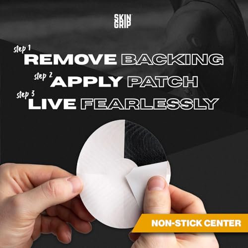 Skin Grip CGM Sensor Patches Compatible with Medtronic Guardian (20-Pack), Waterproof & Sweatproof for 10-14 Days, Pre-Cut Adhesive Tape, Continuous Glucose Monitor Patch, Black