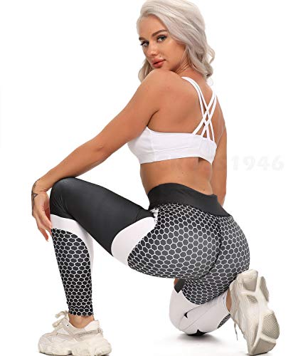 image for CROSS1946 Women Scrunch Butt Yoga Leggings High Waist Workout Yoga Pan