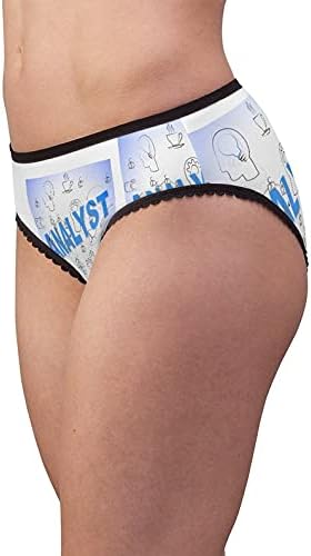 Analyst Word Panties, Analyst Word Underwear, Briefs, Cotton Briefs, Funny Underwear, Panties For Women