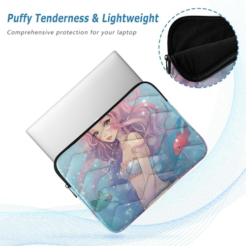 Funda para portátil de 13-14 pulgadas tipo sirena miniatura 5