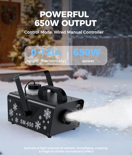 imone 650w snow machine christmas giftsnow maker machineartificial snow making machine snowflake machinesnow machine indoor with remotesnow machines for outdoors party parade picture