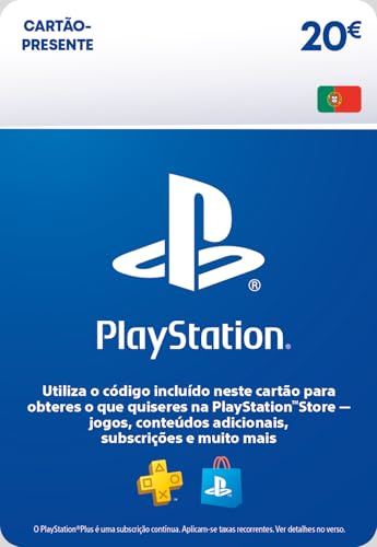 20€Cartão-Presente PlayStation Store | Conta PSN Portuguesa [Código por e-mail]