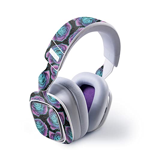 Image of MightySkins Glossy Glitter Skin Compatible with Astro A30 Wireless Headset - Crystalline Roses | Protective, Durable High-Gloss Glitter Finish | Easy to Apply and Change Styles | Made in The USA