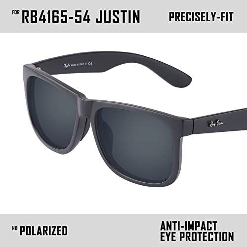 Image of Polarized Replacement Lenses for Ray-Ban Justin RB4165 Sunglass