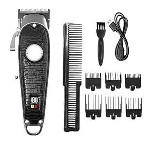 Professional Hair Clippers for Men, Professional Cordless Hair Clipper Hair Clipper Limit Comb