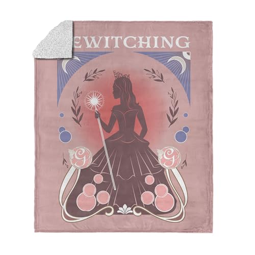 Northwest Wicked Bewitching Silk Touch Sherpa Throw Blanket 50x60 inches