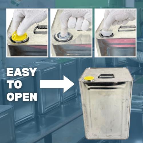 Image of SMART PACK Spout Caps for Packaging of Capping Material | Leak-proof, Plastic, Reusable 15-liter oil tin spout cap for easy pouring | pour spout cap42 MM & 500 Pieces
